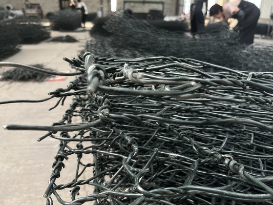 2m X 1m X 1m Gabion Box για την κατασκευή πέτρινου τοίχου