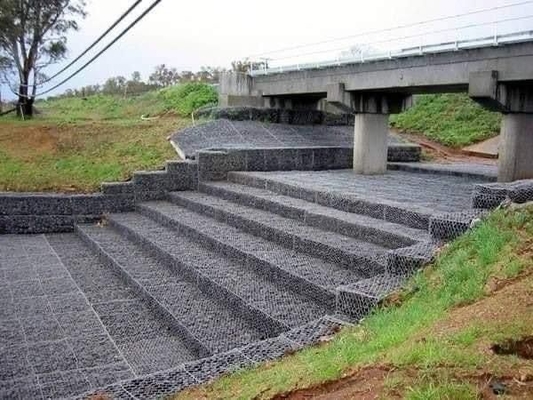 2.7mm Ζυγισμένο Gabion Basket πέτρινο κουτί προσαρμοσμένο μέγεθος