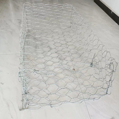 2*1*1 M Πυροσβεστικό επικαλυμμένο γαβιονικό καλάθι Έξαγωνικά κλουβιά Ανθεκτικά στην διάβρωση