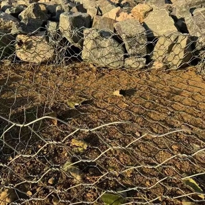 3.0mm 1x1x1m Gabion Box Support Wall Ζυγισμένο