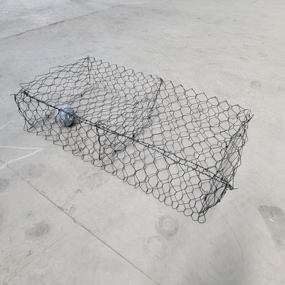 Έκταγωνικό πλέγμα Gabion καλάθια για την άμυνα ποταμού Εύκολη εγκατάσταση Wire Mesh δοχείο