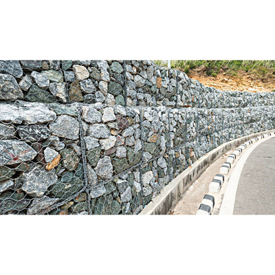 100mmx120mm Iron Mesh 3d Gabion Box πέτρα για τον κήπο Hot Dip Galvanized Gabion Mesh