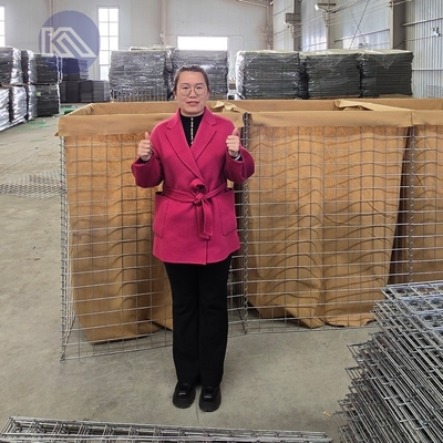 Χίλια 1 Φράγμα Hesco 1.37m x 1.06m x 10m Γαλβανισμένης Χάλυβας για Αντιπλημμυρική Προστασία