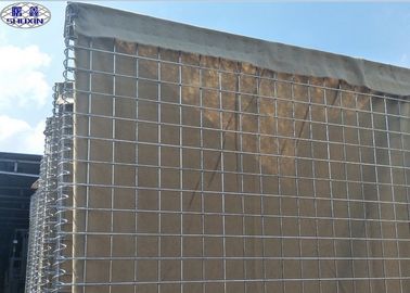 Αμυντικός προμαχώνας Hesco τοίχων Gabion πλέγματος καλωδίων 3 έτη πιστοποίησης εξουσιοδότησης ISO