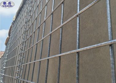 αμυντικό εμπόδιο κιβωτίων 5mm στρατιωτικό Gabion για το υλικό χαλύβδινων συρμάτων στρατιωτικής άσκησης