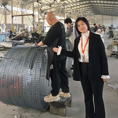 Ουκρανία Ζεστό βουτηγμένο γαλβανισμένο BTO-16 Σκανδαλώδης λεπίδα ξυράφι Σιδηρόπλεγμα Ασφάλεια Φράχτης