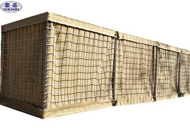 Πολυ κυψελοειδής αμυντικός τοίχος 45.0mm καλώδιο Dia κιβωτίων Gabion πλέγματος εμποδίων προμαχώνων
