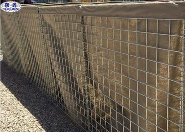 Ενωμένος στενά Gabion υψηλός εκτατός αντι εμποδίων πεδίων γεμισμένος άμμος - ικανότητα αντίκτυπου