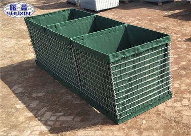 Γαλβανισμένο ευθυγραμμισμένο Geotextile χαρακτηριστικό γνώρισμα κιβωτίων Gabion για την παρεμπόδιση της έκρηξης