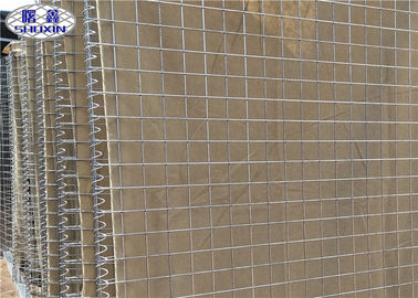 Στρατιωτικά χρησιμοποιημένα Gabion καλαθιών τμήματα χάλυβα Morden γαλβανισμένα τύπος