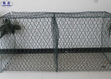 Υφαμένα κλουβιά τοίχων Gabion/πέτρινη προστασία όχθης ποταμού διατηρώντας τοίχων καλαθιών