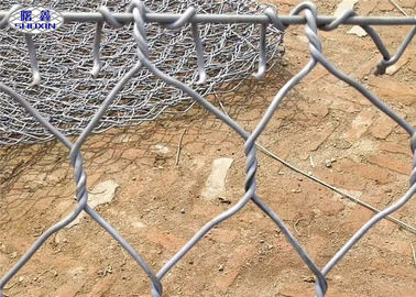 Ο ψευδάργυρος έντυσε το διατηρώντας τοίχο πλέγματος καλωδίων ύφανσης για τα προγράμματα κλίσεων κολπίσκου