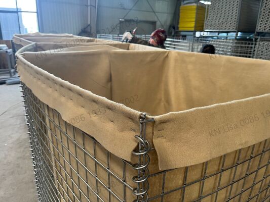 Ζυγισμένο Τείχος Άμμου Επεξεργασμένο Αμυντικό Φραγικό Πυροσβεστικό Κλουβί Κατακλυσμιακή Άμυνα Γκαμπιόν Πυροσβεστικό Τείχος Γεωτεξυλικών Πύργων