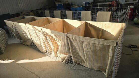 Γεωυφασμάτινο Στρατιωτικό Φράγμα Προμαχώνα Τείχος Άμυνας Αραβία Φορητό Γρήγορη Εγκατάσταση Αντι-Χτυπήματος Δυνατότητα Παραγωγής