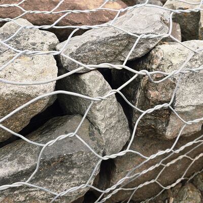 Τουρκία PVC Επικαλυμμένο 3*3*0.3m Γκαμπιονικό στρώμα για τοίχο προστασίας όχθης ποταμού