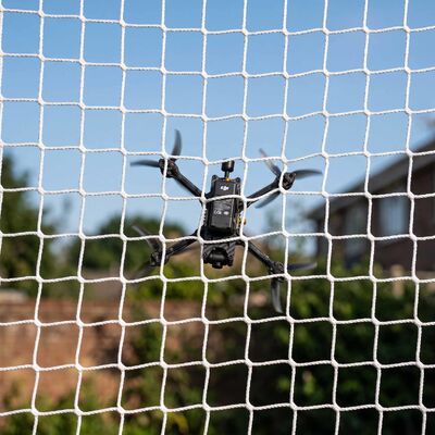 Δίχτυ Anti Drone – Λευκό Δίχτυ Drone Drone χωρίς κόμπους (50x50mm Mesh, 3mm Cord)