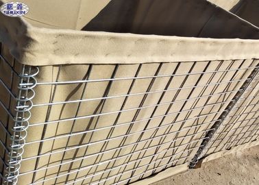 Στρατιωτικά εμπόδια Hesco άμυνας και προστασίας στρατού που γαλβανίζονται που ντύνονται