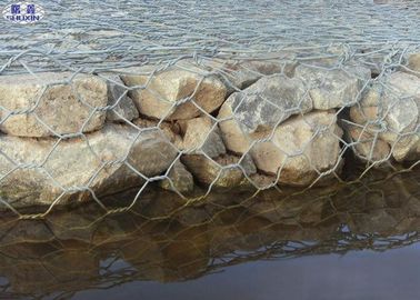 Το PVC έντυσε τα γαλβανισμένα καλάθια Gabion ελέγχου διάβρωσης για την κλίση ποταμών/τράπεζας