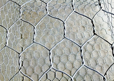 1 X 1 X 1 ντυμένο εξαγωνικό κιβώτιο Gabion κλουβιών τοίχων Gabion ψευδάργυρος για το πρόγραμμα όχθης ποταμού