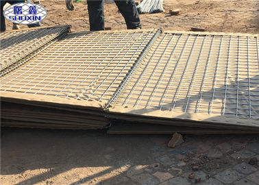300gsm Geotextile αμυντική μακροχρόνια διάρκεια τοίχων άμμου εμποδίων στρατιωτική