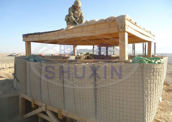 Η προσαρμοσμένη 0.61x0.61x1.21m βαθιά άμμος εμποδίων συγκόλλησης στρατιωτική γεμίζει