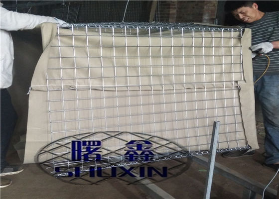 Geotextile 5mm στρατιωτικοί τοίχοι φυσήματος Hesco υφάσματος φίλτρων