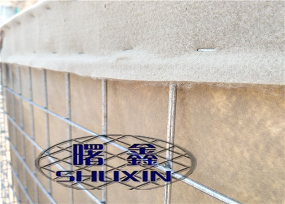 Mil 7 Geotextile ελέγχου πλημμυρών εμπόδιο Hesco υφάσματος