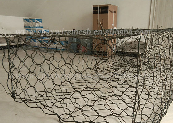 Το εύκολο πτυσσόμενο PVC έντυσε το εξαγωνικό καλάθι Gabion για την προστασία νερού και χώματος