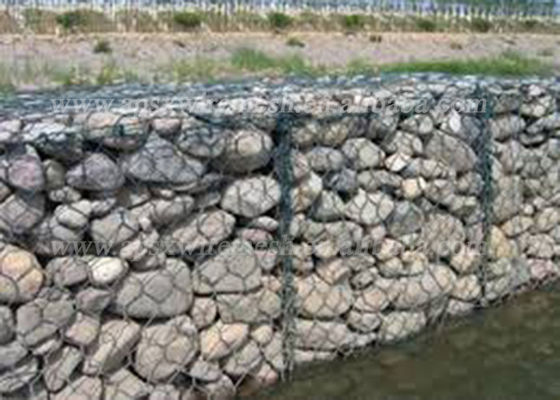 Hexagon βαριά στριμμένη διπλάσιο παρεμπόδιση ΓΠ Gabion του σπασίματος βράχου