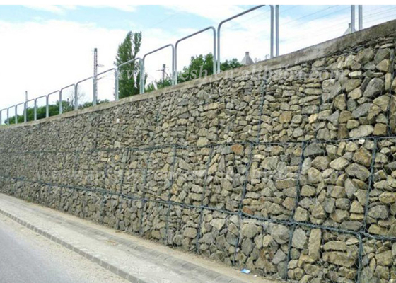 Στρώμα 2.2mm Reno καλάθι κλουβιών τοίχων Gabion dia
