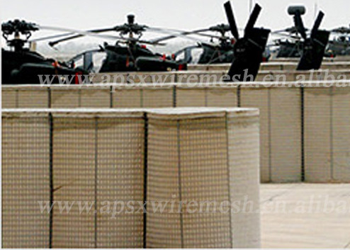 3» Χ 3» αμυντικός ενωμένος στενά εμπόδιο Gabion τοίχος Hesco στρατού στρατιωτικός για την προστασία