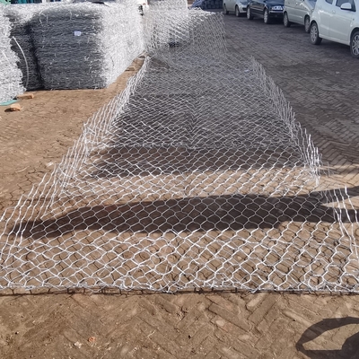 Βαρέων καθηκόντων καλάθια 2m X 1m X 1m Gabion πλέγματος 3,0 χιλ. Galfan καλώδιο για τους διατηρώντας τοίχους