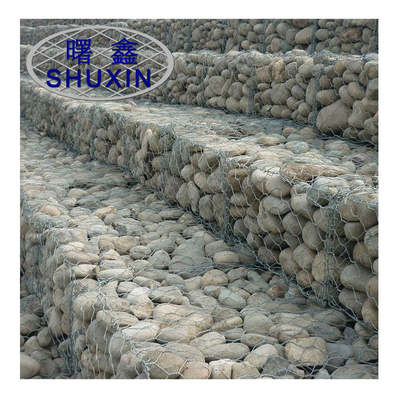 Στριμμένα καλάθια 1m X 1m X 1m Gabion καλωδίων όχθης ποταμού προστασία γαλβανισμένος