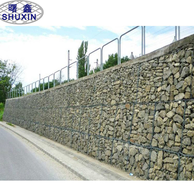 Γαλβανισμένο πλέγμα κιβωτίων 8*10 εκατ. Gabion ύφανσης καλώδιο για την προστασία καναλιών ποταμών