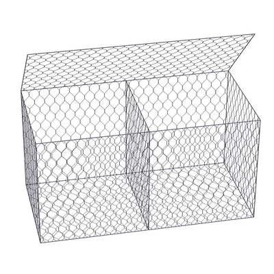COC Gabion φρακτών υψηλός ψευδάργυρος μεγέθους 2x1x1 Μ καλαθιών τυποποιημένος που γαλβανίζεται